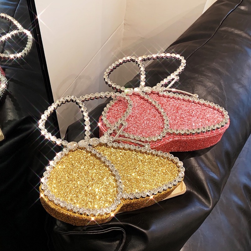 Luxury Diamond Embellished Butterfly Clutch - Elegant Crystal Evening Purse for Women