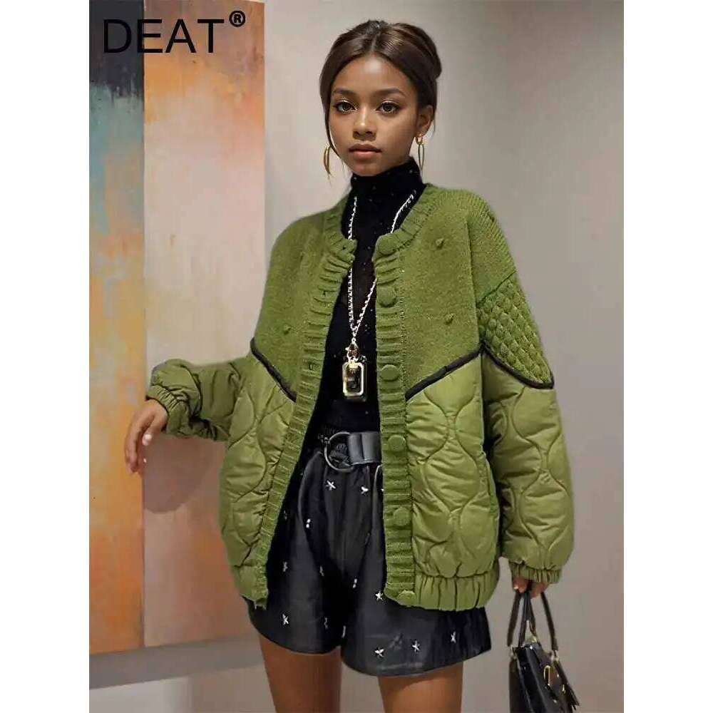 hoodie New Winter Women's Sweater Splicing Warm Coat Fashion Loose Casual Contrast Color Long Sleeve Jacket Female jacket