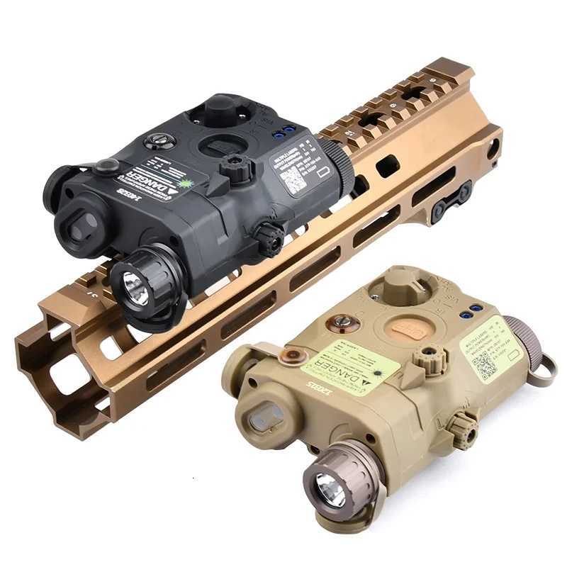Tactical Airsoft PEQ-15 PEQ15 LA5C Red Dot Green Blue IR Fill Light Laser Indicator Scout Light LED Strobe Flashlight PEQ W250722