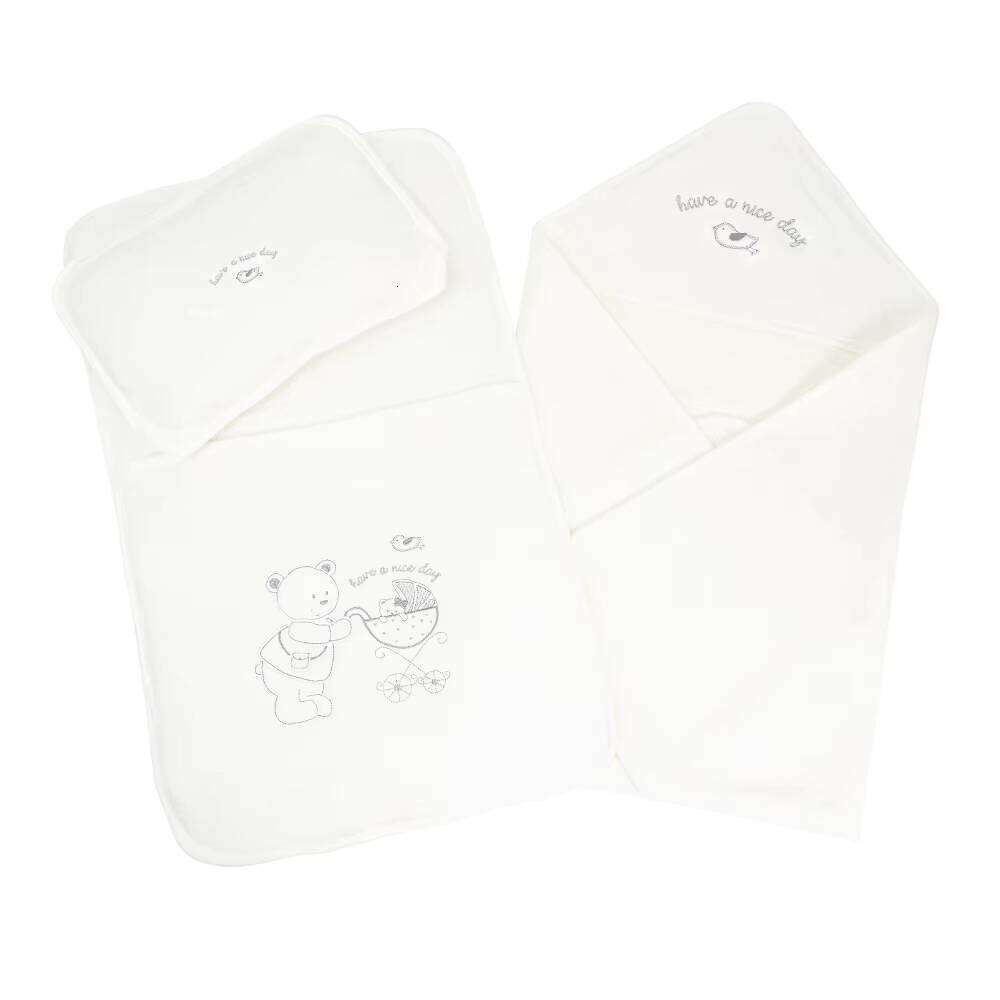 3-Piece Baby Bedding Set - Soft Cotton and Polyester Blend, Four Seasons Universal, Newborn Size