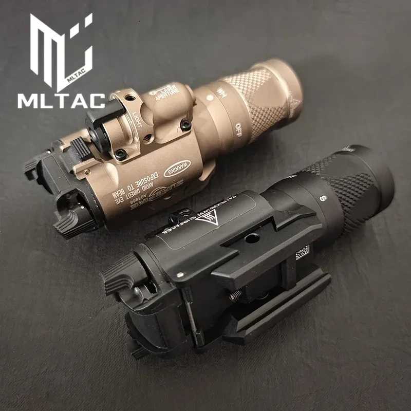 SOTAC Tactical Metal X400V X400U X400 Flashlight White LED/Red Laser/Strobe Hunting Weapon Hanging Scout Light Fits 20mm Rail W250722