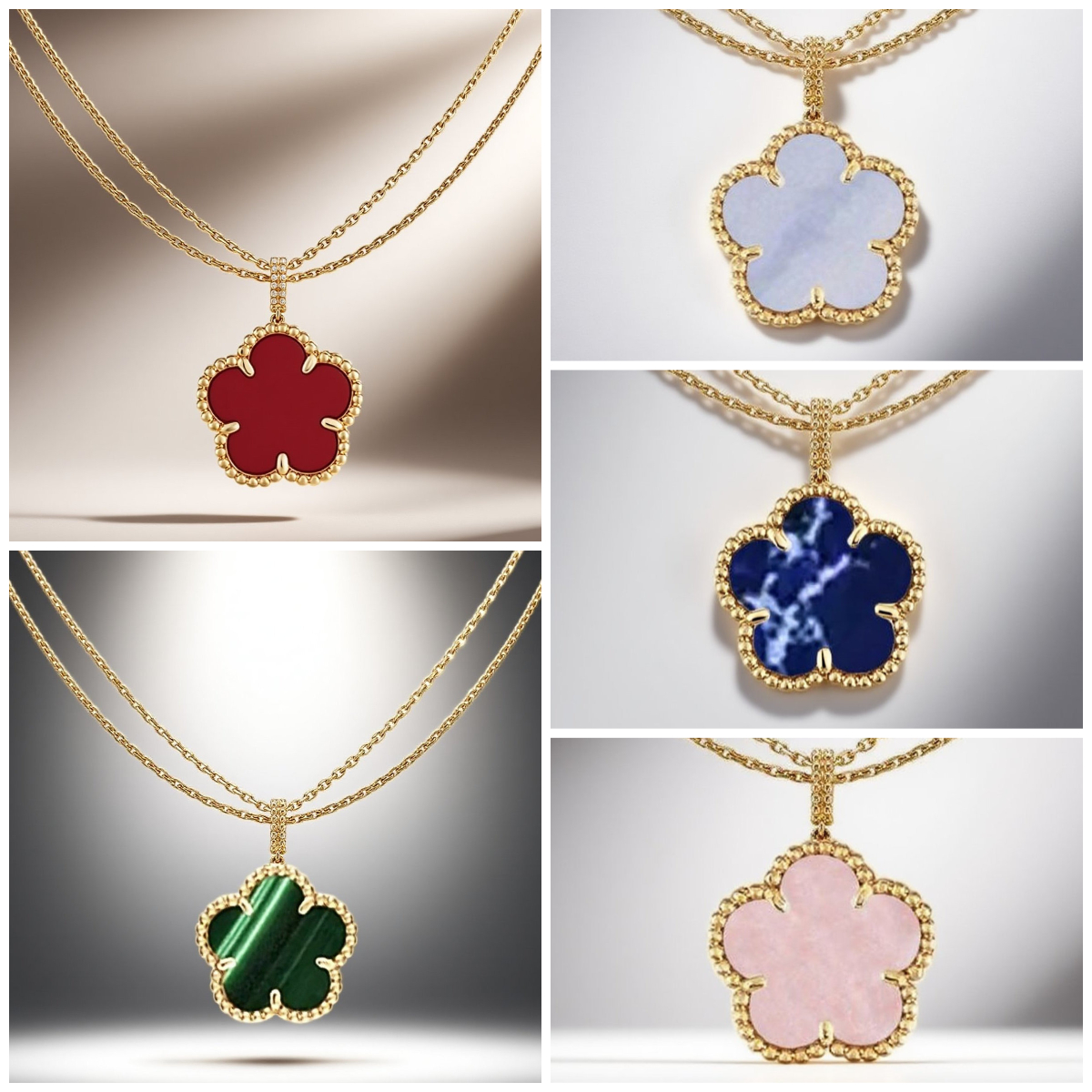 25mm clover necklaces jewelry woman designer gold necklace Classic 18K Gold Plated 90cm long necklaces chain fashion flower sweater necklace high end necklace gift
