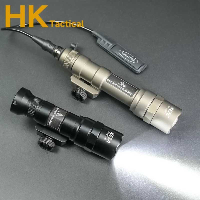 Airsoft Tactical Flashlight Gear M300B M600B Outdoor Hunting Scout Light For 21MM Picatinny Rail With SF Lights Up The Tailgate W250722