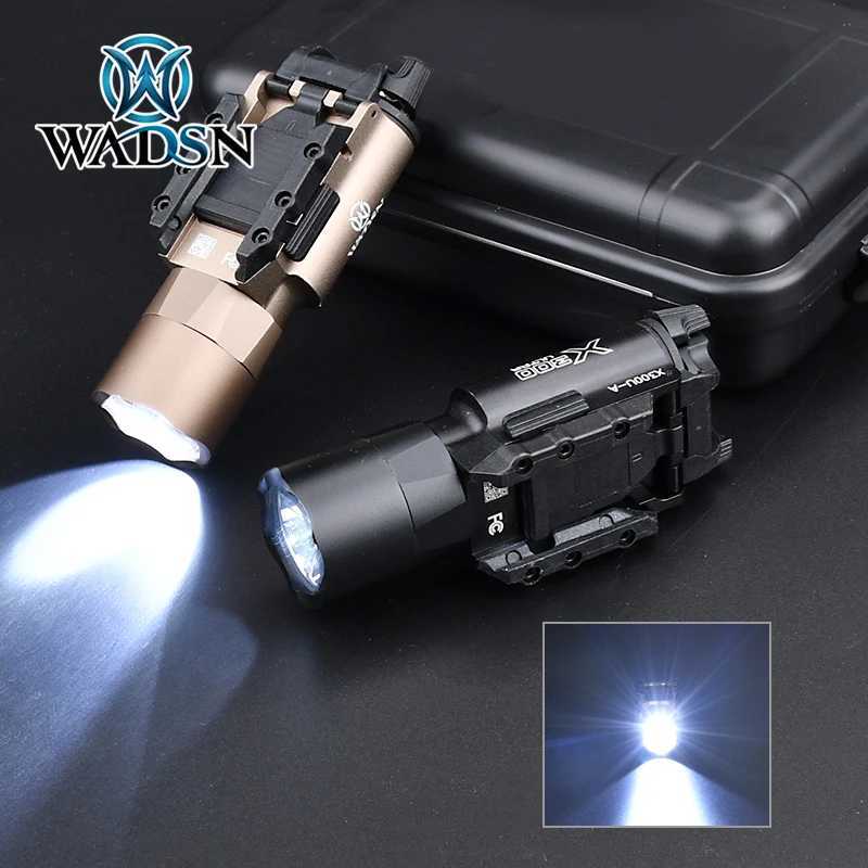 WADSN Tacitcal X300U x300 Ultra Surefire Flashlight Light For Picatinny Rail AR15 M4 HK416 Airsoft Accessories Weapon Gun W250722