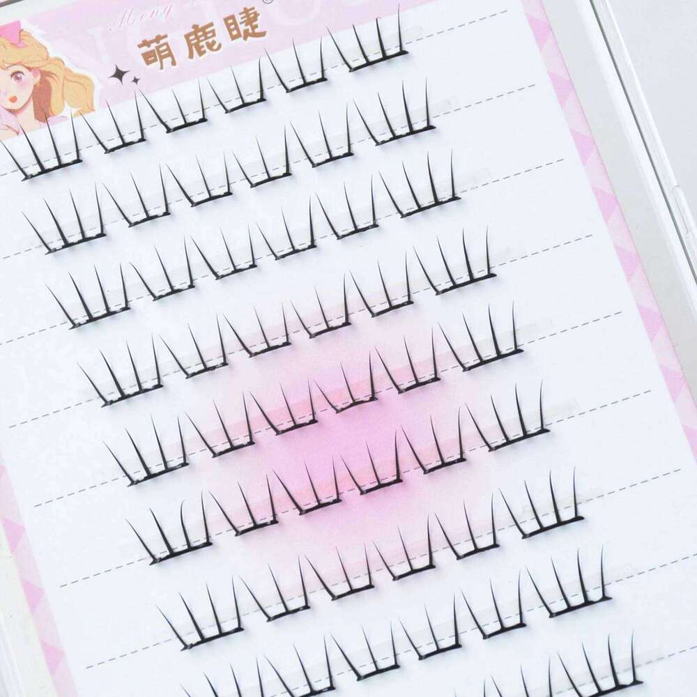 Self Adhesive Cluster Lashes Individual Eyelashes No Glue Needed Korean Makeup DIY Eye Lash Natural Eyelash X250723