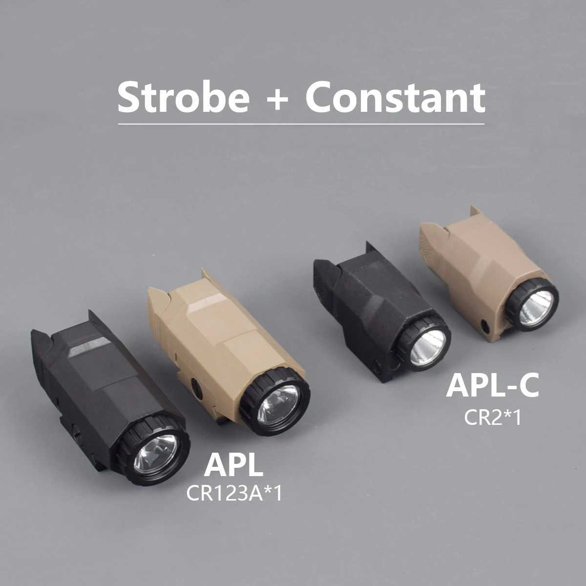 Tactical INFORCE WML Masterfire APL Weapon Gun Light For Airsoft Pistol Rifle Fits 20mm Picatinny Rail Hunting Flashlight W250722