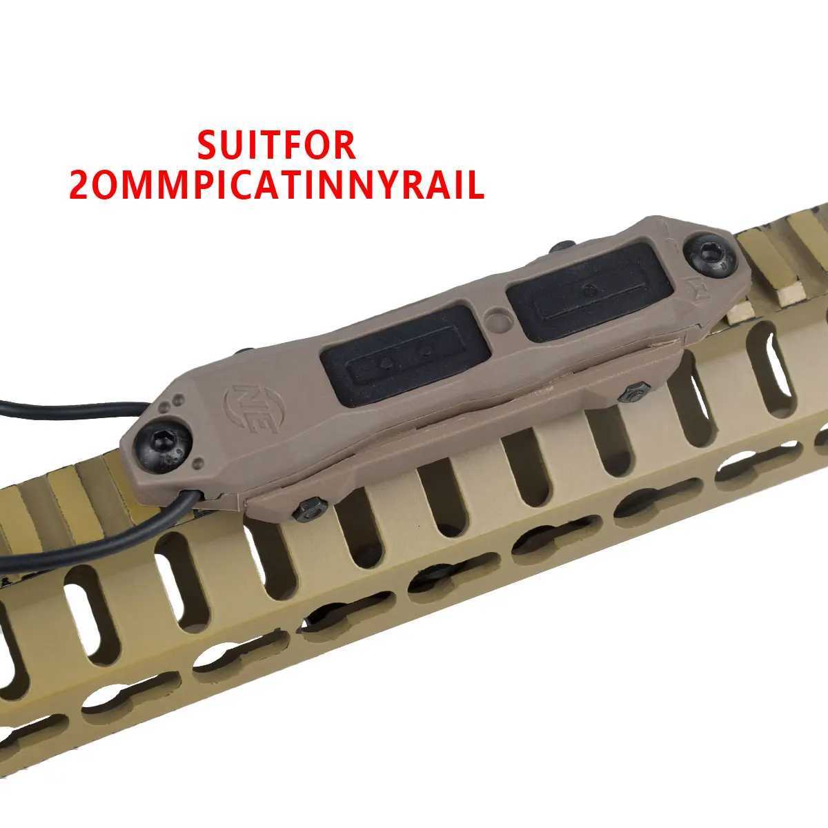 Surefire M300 M600 Pressure Remote Dual Function Switch for Mlok Keymod DBAL A2 PEQ 15 NGAL MAWL Flashlight Weapon Scout Light W250722