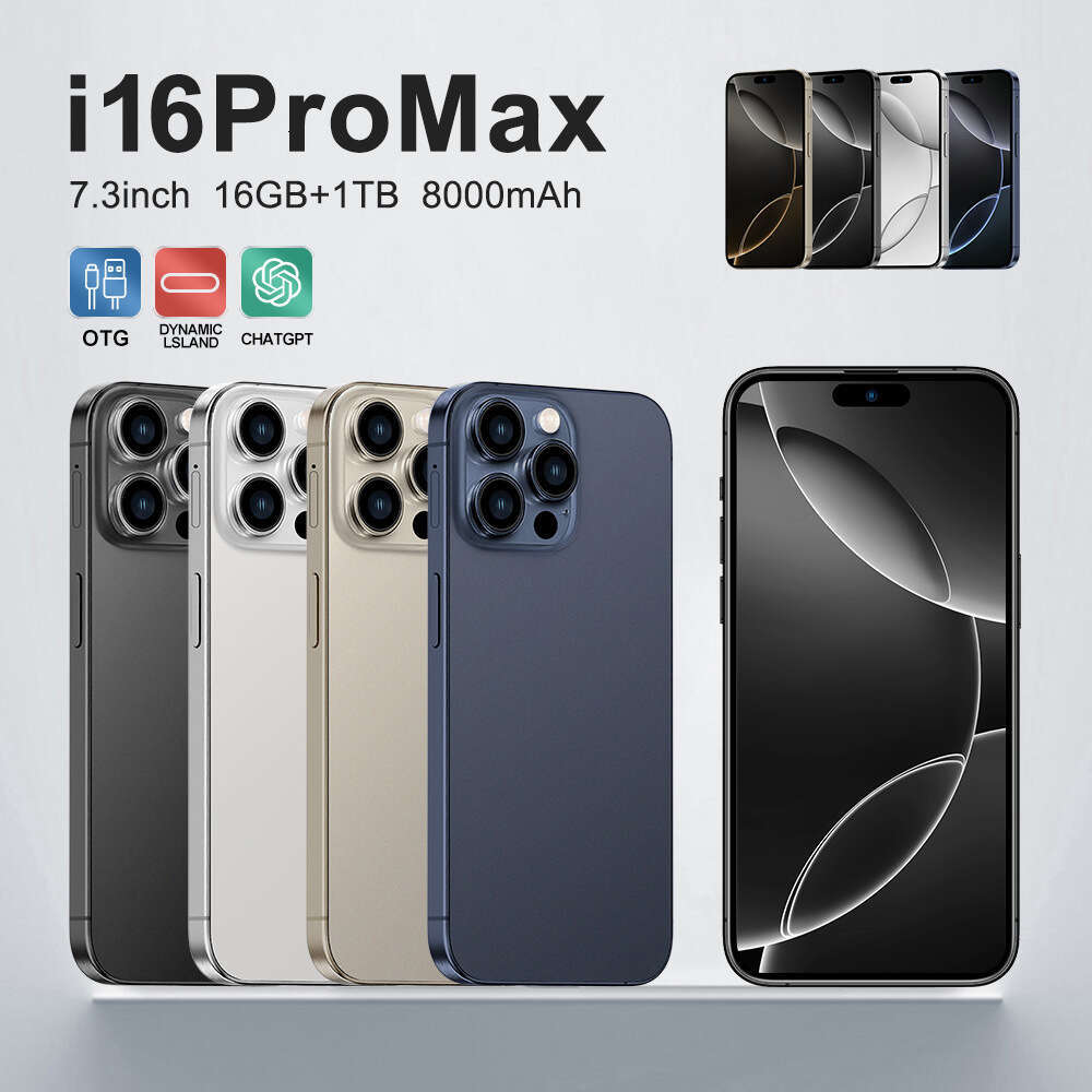 Original Size I16promax Android Smartphone 6.5Inch Capsule Screen 2+16