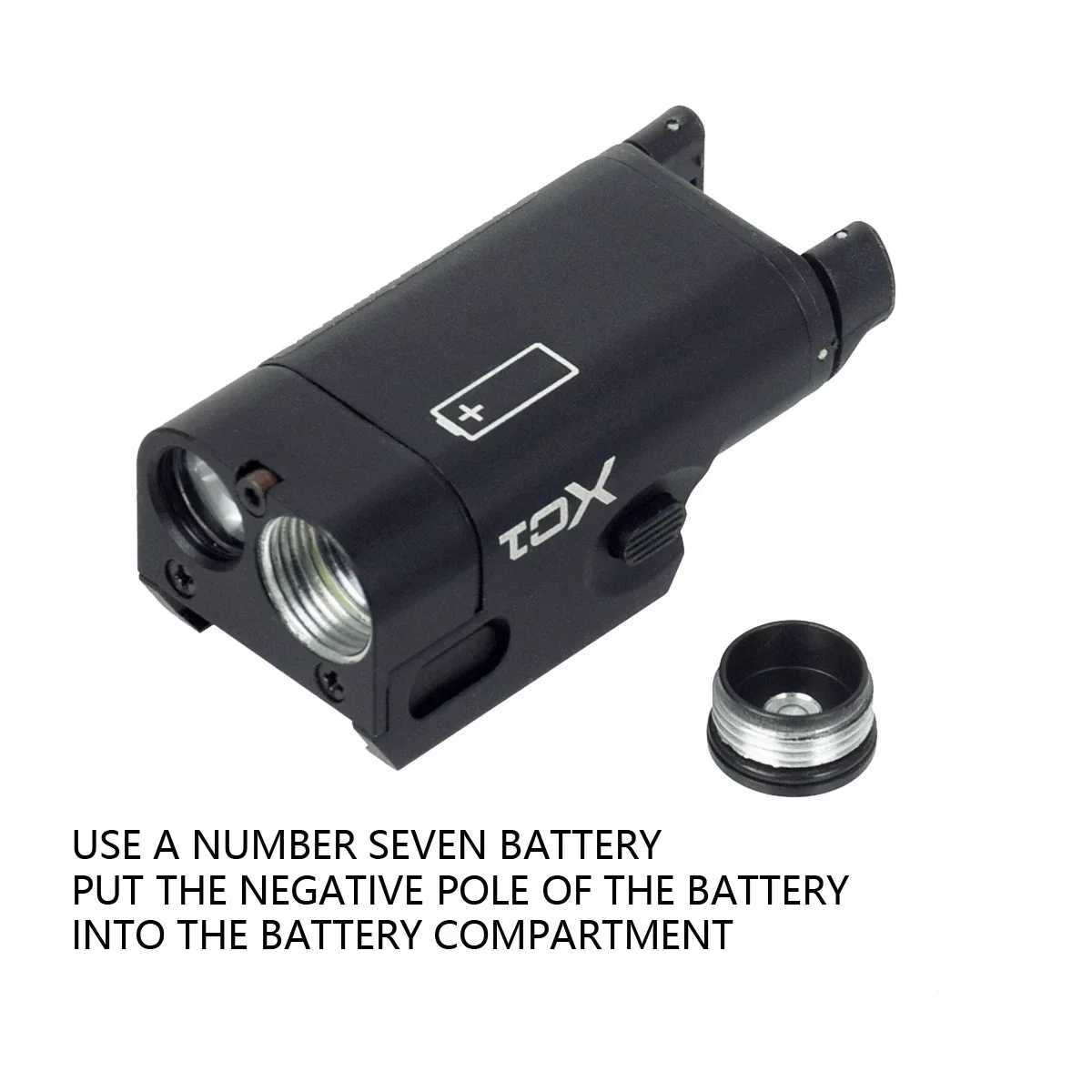 Tactical SUREFIR XC1 LED Sight Weapons Scout Flashlight XC2 Red Laser for Glock 17 19 20mm Rail Hunting Light W250722