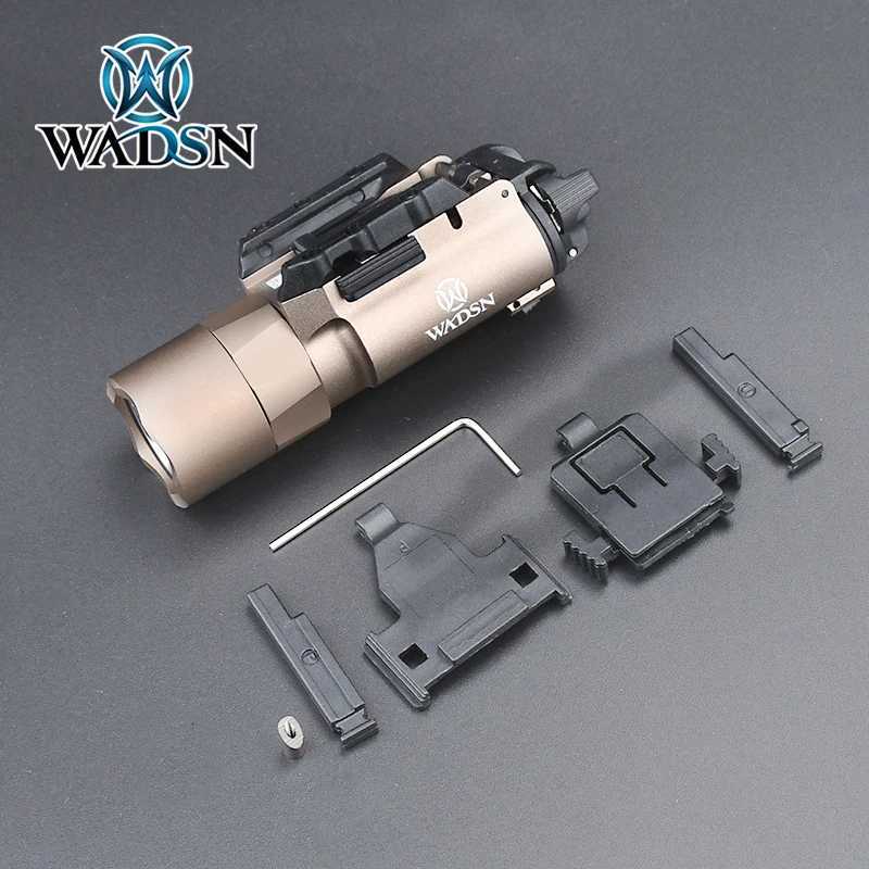 WADSN Tacitcal X300U x300 Ultra Surefire Flashlight Light For Picatinny Rail AR15 M4 HK416 Airsoft Accessories Weapon Gun W250722
