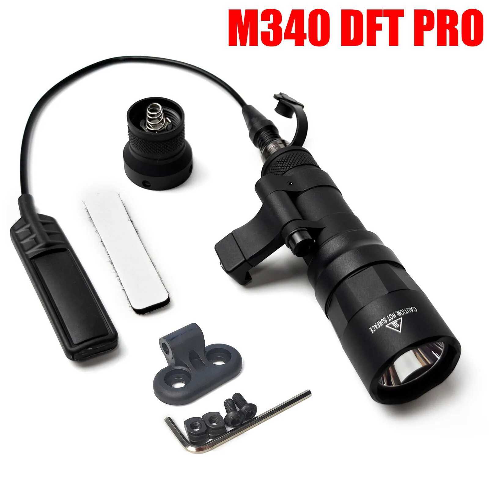 Tactical Light M340DFT PRO Tactical Flashlight 650 LM LED Weapon Light Mlok Mount Fits 20mm Rail Tactical Light for Airsoft W250722