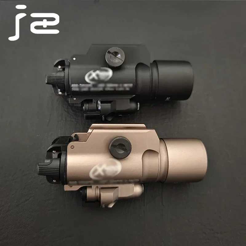 Tactical SF X400 X400U Ultra Flashlight Red Laser LED White Light for Hanging Hunting Weapon Light Fits 20mm Rail Glock G17 G18 W250722