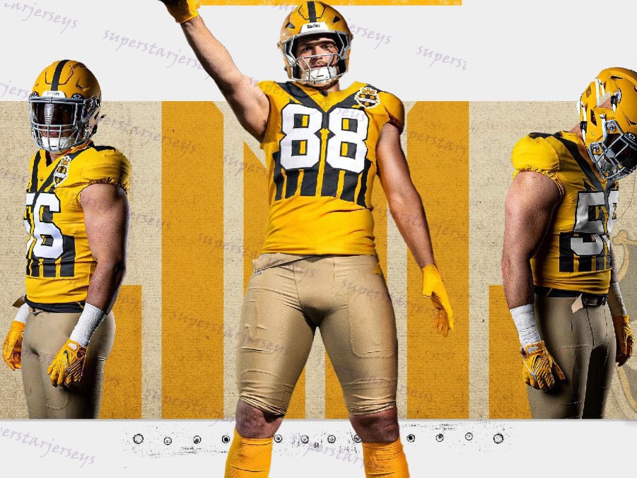 Personalized Custom Football Jersey WATT Fields Fitzpatrick Freiermuth Men Women Youth Any Name Number Embroidered Letter Number Design Polyester