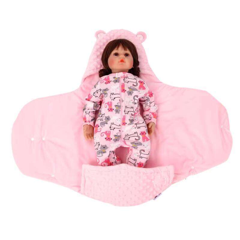 Newborn Anti-Fright Quilt Wearable Blanket Travel Wrap Hooded 0-6 Months Baby Sleeping Bag