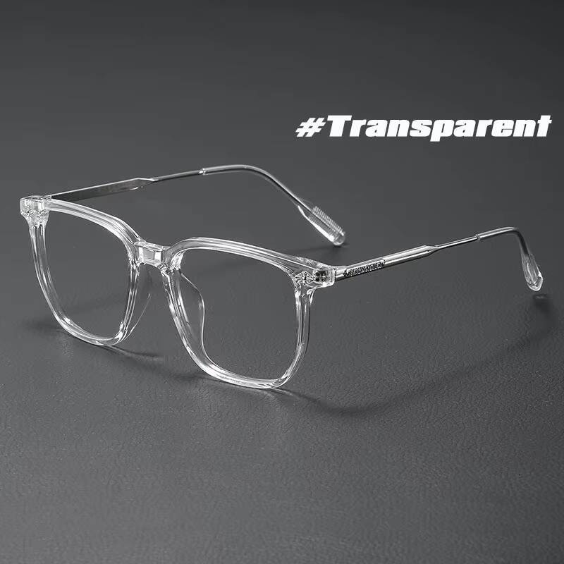 Fashion Anti Blue Light Glasses frame Men Business Square Myopia Prescription Eyeglasses for Women Large Frame Optical Eyewear ddmythur