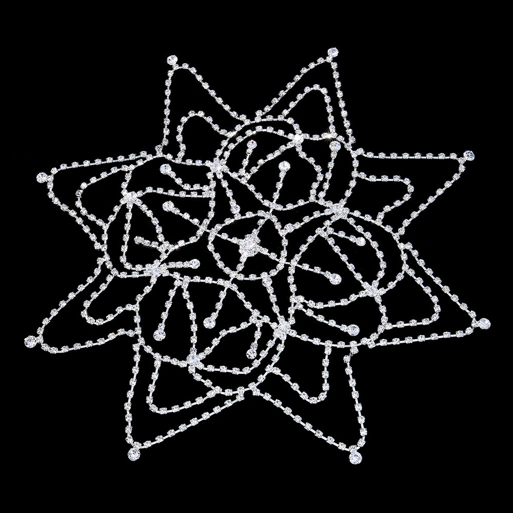 Hip Hop Trending Bride Wedding Hair Accessory Stylish Unique Multi layer VVS Moissanite Studded Luxury Headband Hat Chain Headdress