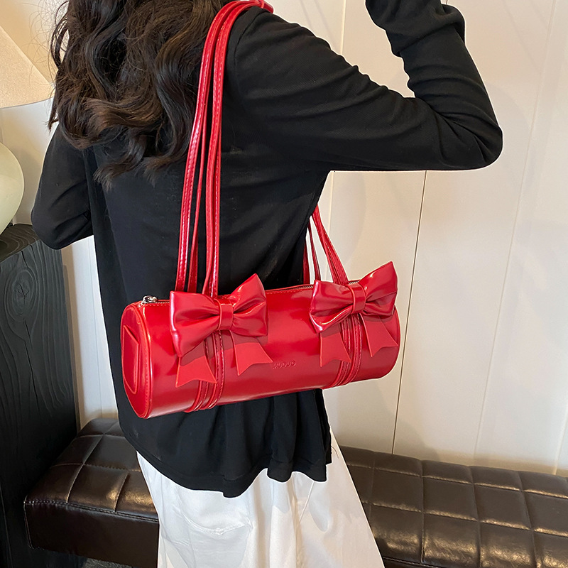 women's 2025 Summer New Women's Crossbody Bag Summer New Fashion Bow Handheld Crossbody Bag New Women's Shoulder Bag New Designer Bag