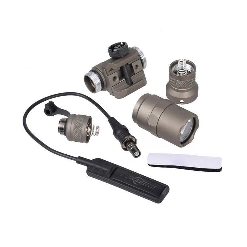 American Tactical Surefire M300B M300C M600B Weapon Gun Light Remote Pressure Switch LED Flashlight Torch AR15 Hunting 20mm Rail W250722