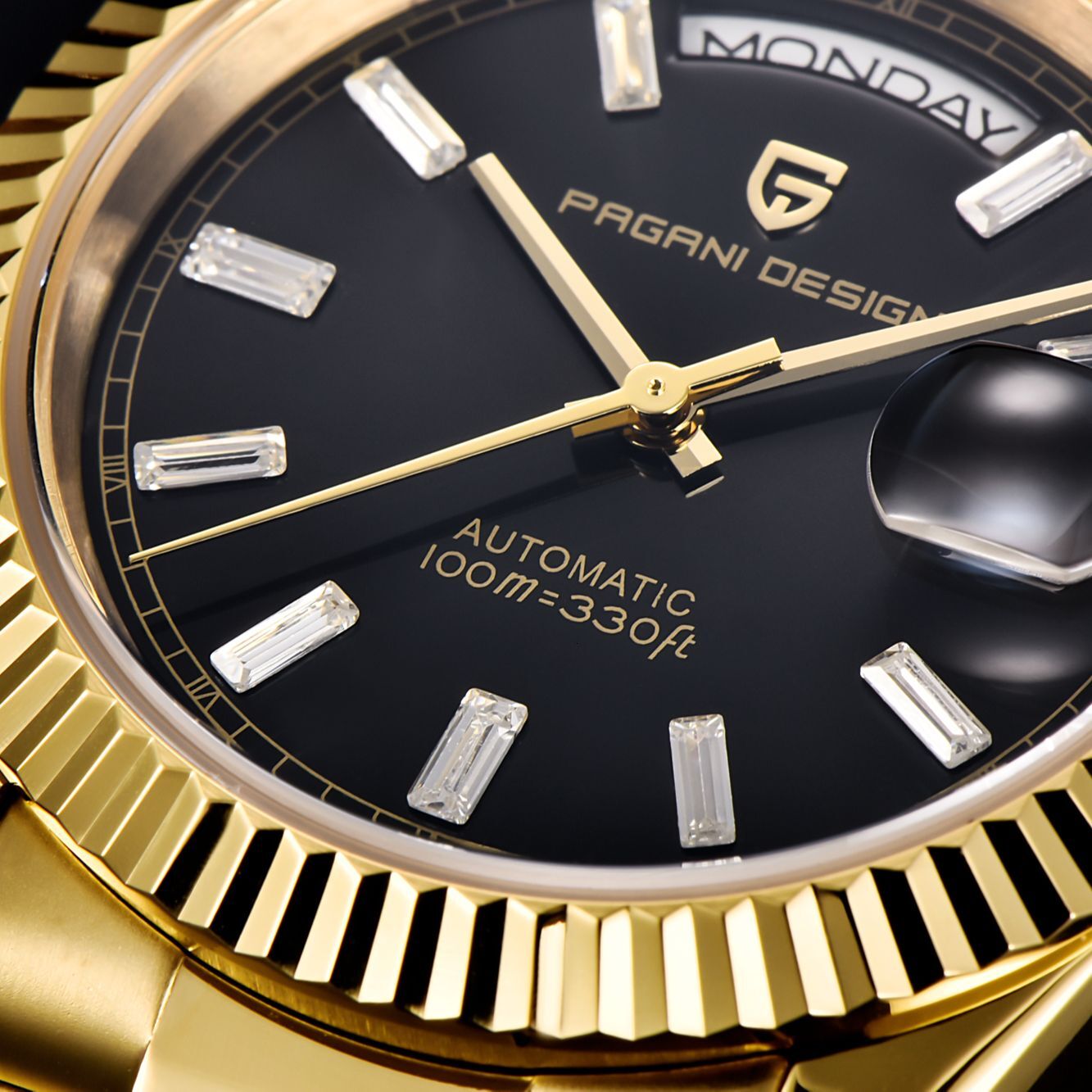 2025 New PAGANI DESIGN DD36 Mens Mechanical Watches Gold Luxury Automatic Watch For Men AR Sapphire Mirror Waterproof Gift Clock