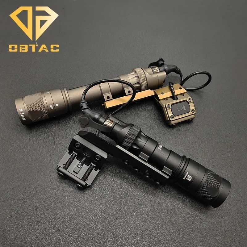 Tactical SF M300V M600V Flashlight Hunting Weapon CNC Metal Scout Light with ModButton Pressure Switch 20mm Picatinny Rail Mount W250722