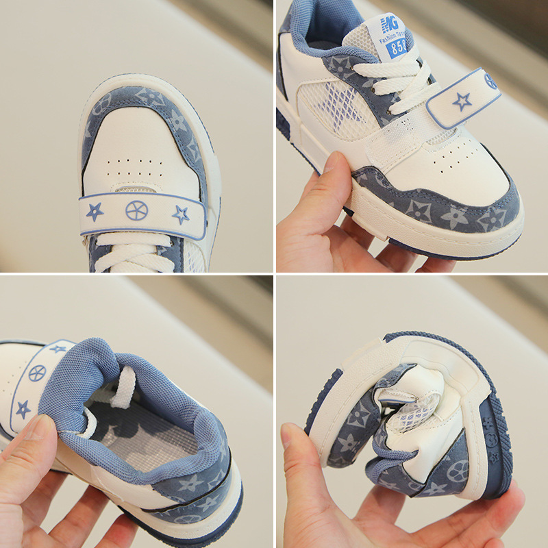 designer shoes 2025 Children's sports shoes 2025 Kids Hook & Loop Running Shoes Spring Summer Mesh Lightweight Athletic Sneakers