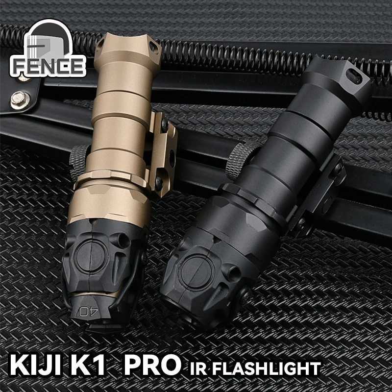 KIJI K1 PRO IR Flashlight Tactical Scout Light M300A M600C High Power Airsoft Accessories W250722