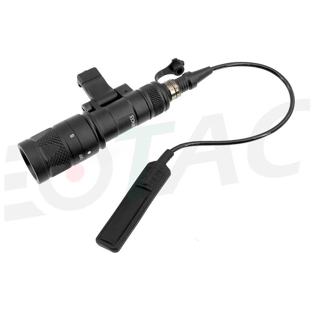340V with MLOK Adapter with 20mm Rail Tactical Flashlight Scout Light Strobelight Mini Infrared Scout Light Pro W250722