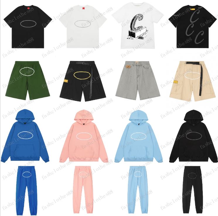 Designer cargo shorts pants men shirt cargos Demon hoodie women t shirt cargos mens shirts pullover jogger hoody Loose Couple set tracksuit
