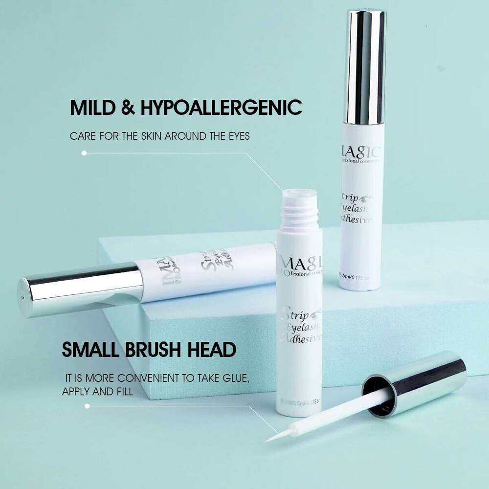 IMAGIC 5ml False Extension Glue Waterproof Fast Dry Long Lasting Strong No Irritation Transparent Eyelash Primer Tools X250722