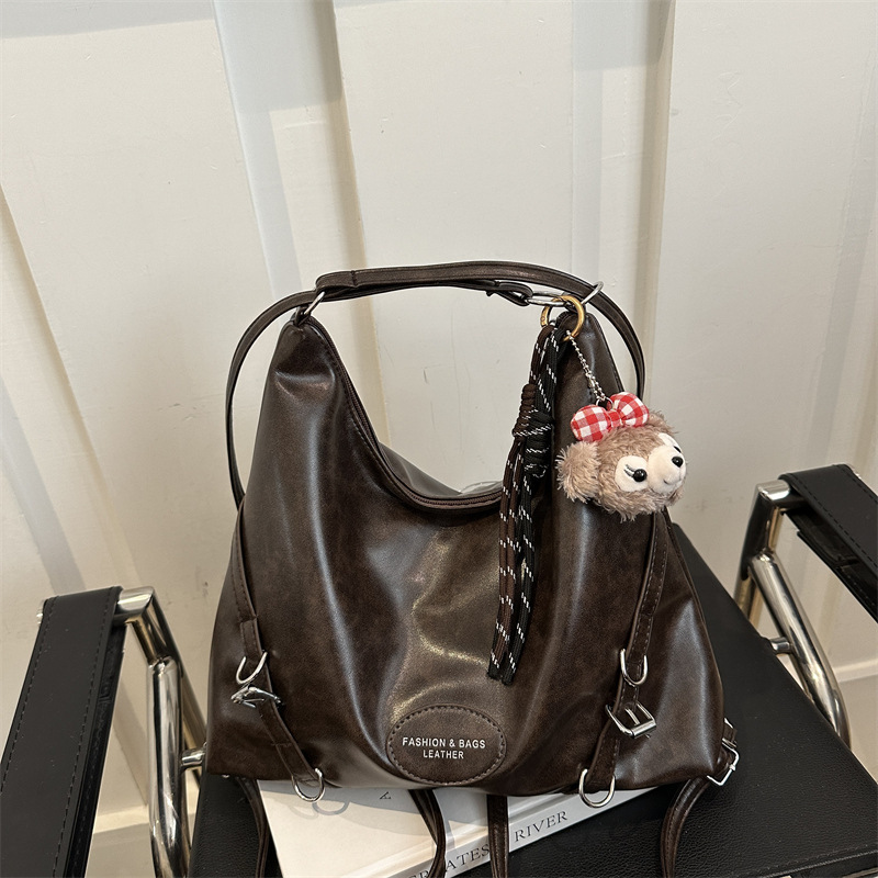 2025 Summer new women's crossbody women's bag large capacity women's handbag new retro fashion crossbody bag new women's shoulder 