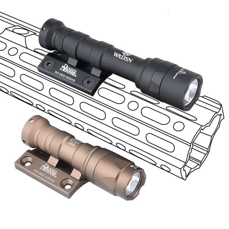 2 Tactical Danie Defense DD Mount SF M300 M600 Flashlight For MLOK KEYMOD SMR Rail Metal Base Hunting Airsoft Accessories W250722