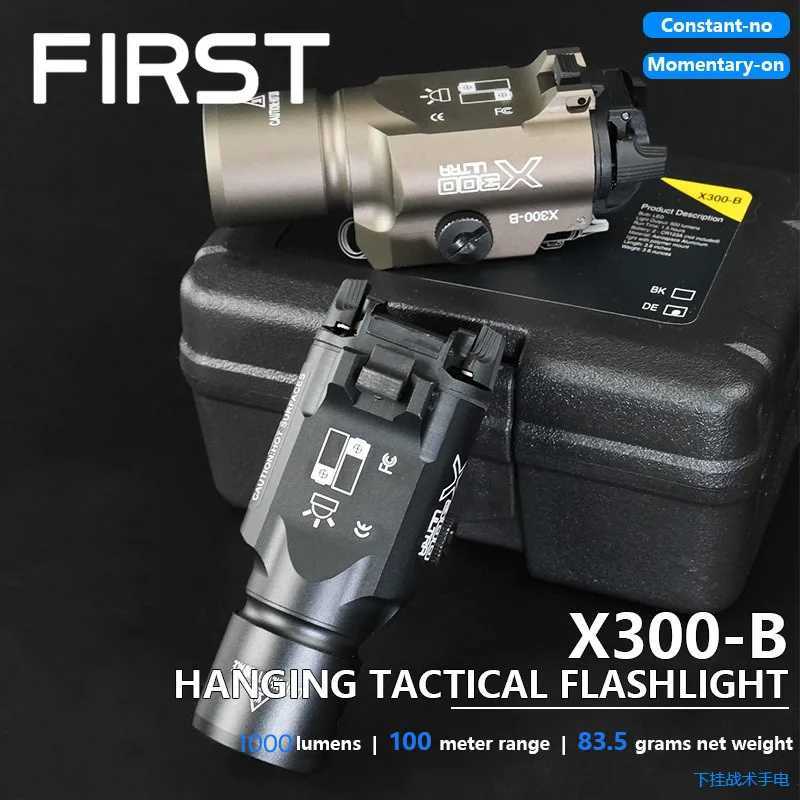 300 Tactics SF 300-B LED Hunting Scout Light 1000LM High-Power Flashlight Gloc Pistol Hanging Light For 20MM Rail W250722