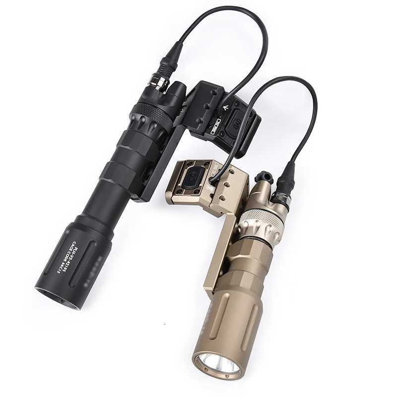 Tactical PLHV2 Modlit Flashlight 1300 Lumens High Power PLH-V2 Scout Light Modbuttn Switch Light Mount Base Airsoft Weapon Gear W250722