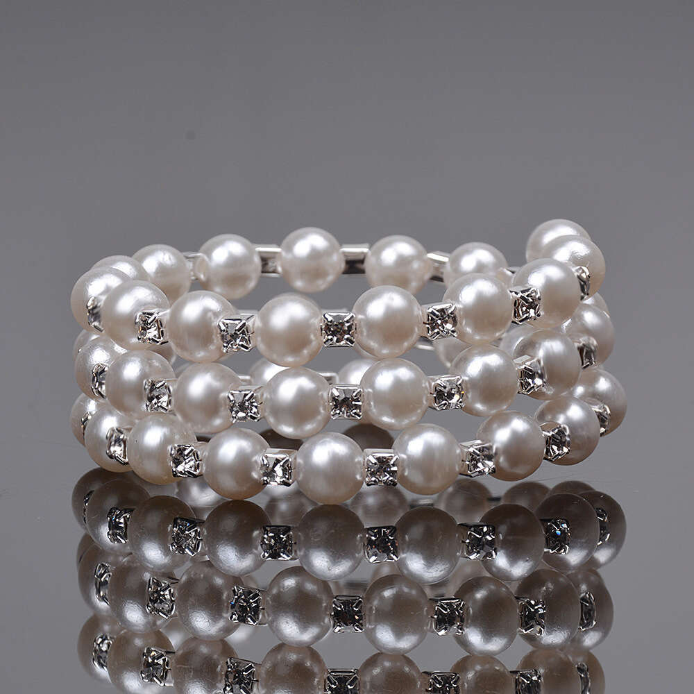 Summer Trendy Fashion Multi-layer Pearl Bracelet Yiwu Small Commodity Market Display