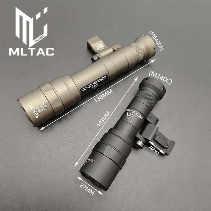 Tactical Scout Light M340C M340V M640DF M640V 1400 Lumens Or Strobe Weapon Flashlight Fits 20MM Rail Outdoor Hunting Light W250722