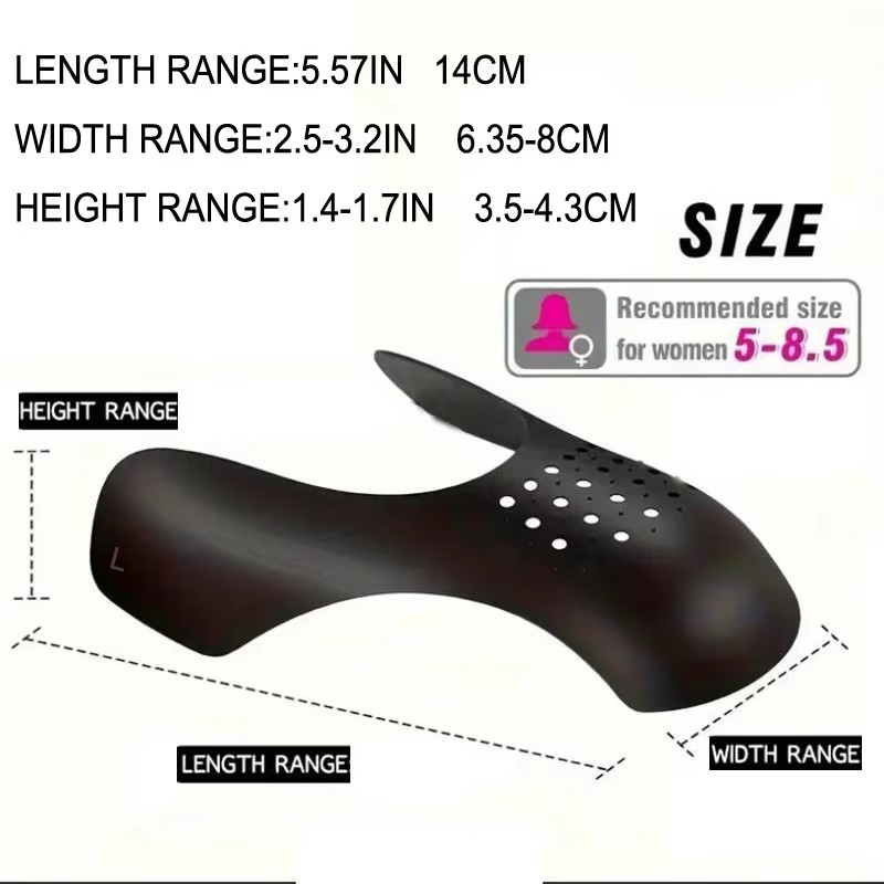 2026 5pairs Shoe Creases Protector Shoe Tree Anti Guard to Prevent Sneaker Creases for Men Women Size