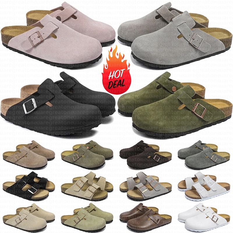 designer clog slippers men women clogs white black brown pink suede shoes leather mens fashion slides comfortable sandals