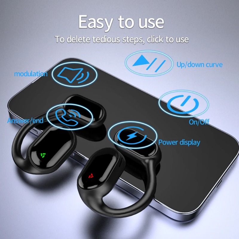 tech73 Xg33 AI 144 Languages Real Time Translator Earbuds Wireless BT Translation Earphones Earhooks Bluetooth Headphones Headsets
