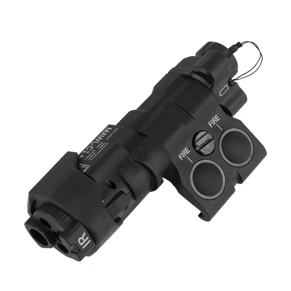 1 Red Green Laser Flashlight Weapon Light compatible with Picatinny Rail Left Right Interchangeable W250722