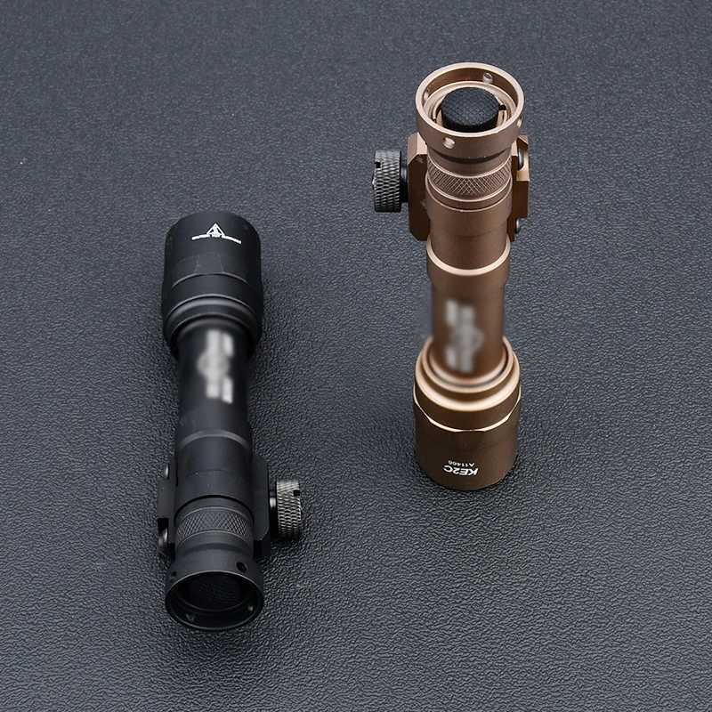 Tactical SF Surefire M600 M600B M600U Flashlight Metal CNC Softair Weapon Light For AR15 M4 M16 HK416 SLR Fits 20mm Picatinny Rail W250722