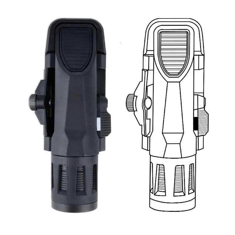 20MM Picatinny Rail Tactical APL/WML White LED Light Reconnaissance Outdoor Hunting Constant Strobe Nylon Flashlight W250722