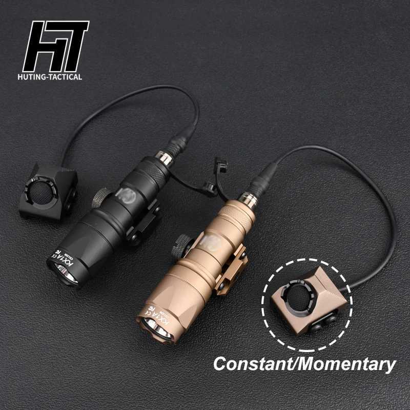 Tactical M300 Surefire M300A MINI Scout Metal Flashlight Mod Button Switch Airsoft Equipment Weapon Hunting Rifle Light Accessory W250722