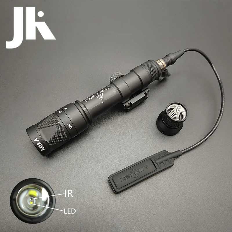 300V 600V White LED Light IR Tactical Scout Light Weapon Hunting Flashlight with Constant Function and Moment Switch W250722
