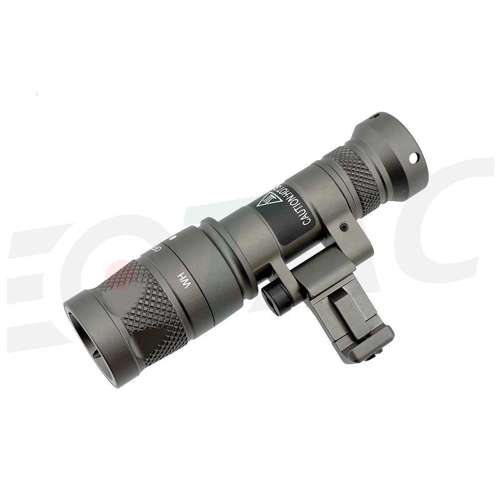 340V with MLOK Adapter with 20mm Rail Tactical Flashlight Scout Light Strobelight Mini Infrared Scout Light Pro W250722