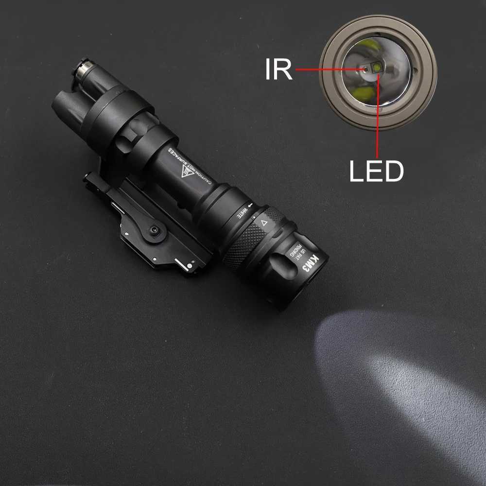 Hunting Tactical Light M952V IR Illuminator Scout Light Infrared 500 Lumens LED White Light with QD Mount W250722