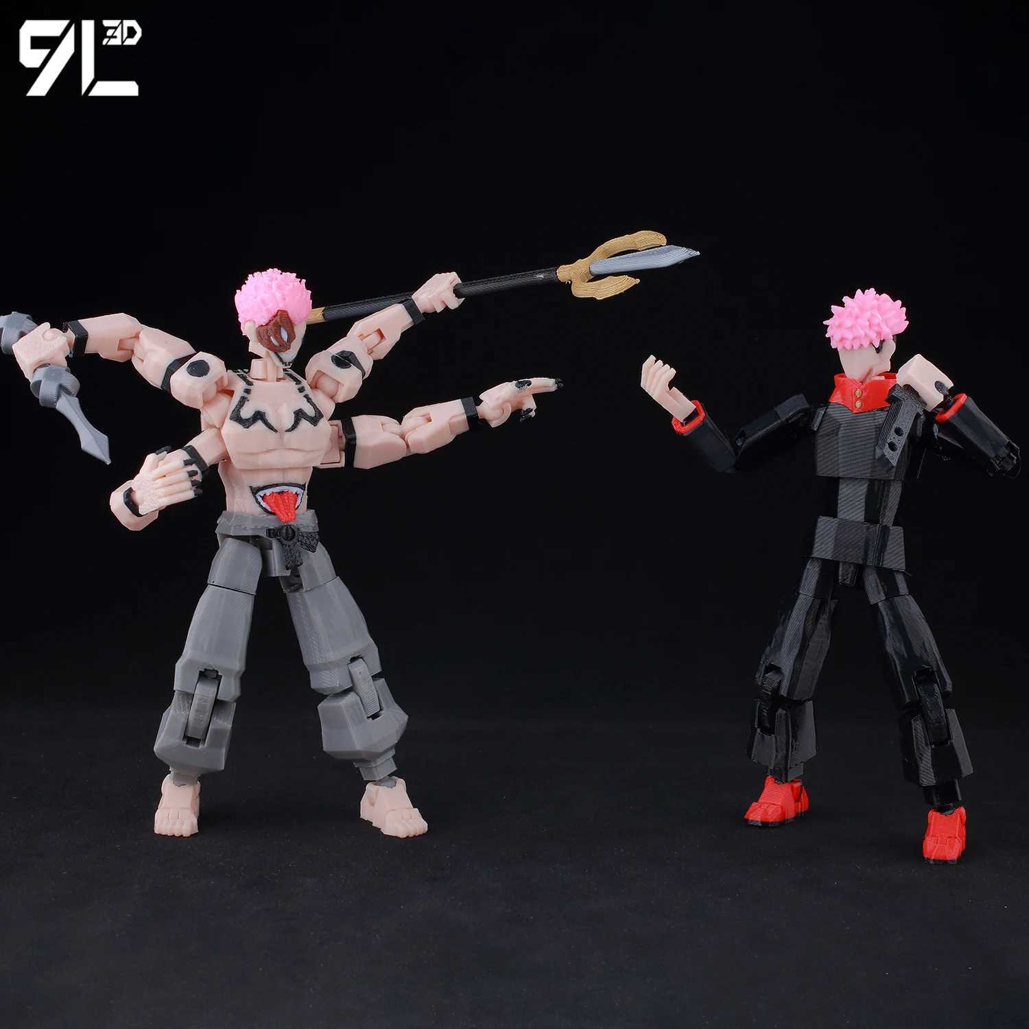 9L3D Titan13 Sukuna Cursed King Figure LUCKY13 Anime Action Model T13 Multi-Jointed Poseable Dummy13 Collectors Edition Toys W250723