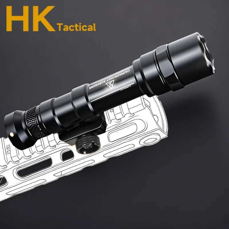Airsoft Tactical Flashlight Gear M300B M600B Outdoor Hunting Scout Light For 21MM Picatinny Rail With SF Lights Up The Tailgate W250722