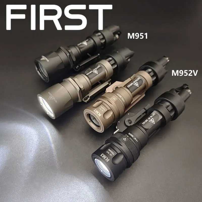 SOTAC Tactical Metal M951 M952V Strobe LED Surefire Flashlight With M93 QD Mount Weapon Light 20mm Picatinny Rail Airsoft Hunting W250722