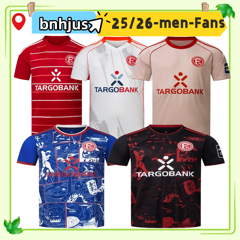 25/26 Fortuna Dusseldorf Soccer Jerseys JOHANNESSON SCHMIDT NIEMIEC ROSSMANN HAAG OBERDORF VERMEIJ APPELKAMP GAVORY IYOHA HOFFMANN EI AZZOUZI Football Shirts