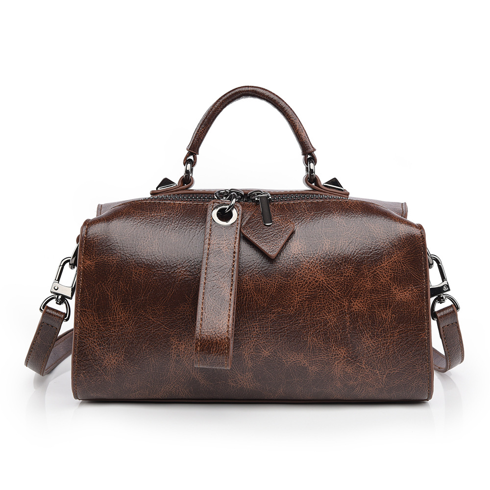 Single shoulder bag three-dimensional embosed bag women fashion large capacity pillow bag senior sense soft leather hand carry crossbody bag